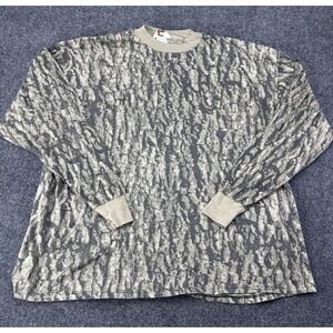 Vintage CAMCO USA Camo Long Sleeve Shirt Bark Pattern Size XXX 27x30L